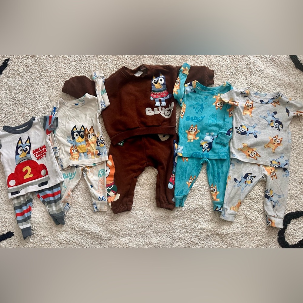 12-18 month Toddler Bluey lot